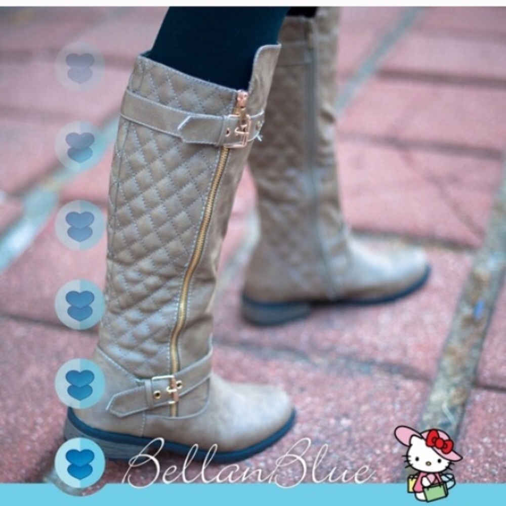 Knee high boots (Taupe Color)